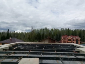 ибрид эксплуатируемой и неэксплуатируемой кровли