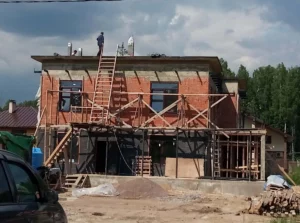 кровля у нас выходят вентиляционные блоки